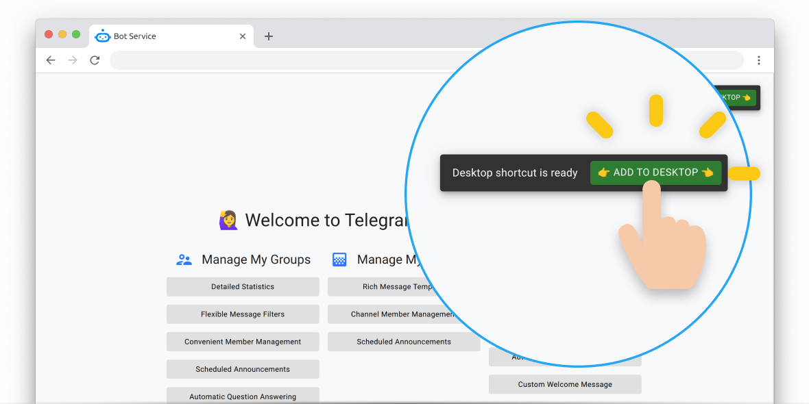 TeleMe Desktop Screenshot